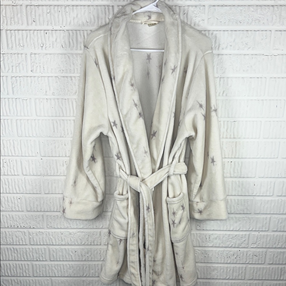 Soma Star Patterned Cream Robe